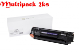 Multipack HP CF283A, Black - 2ks