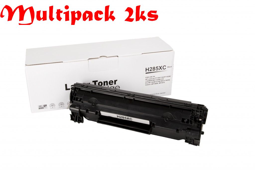 Multipack HP CB435X / CB436X / CE285X, Black - 2ks