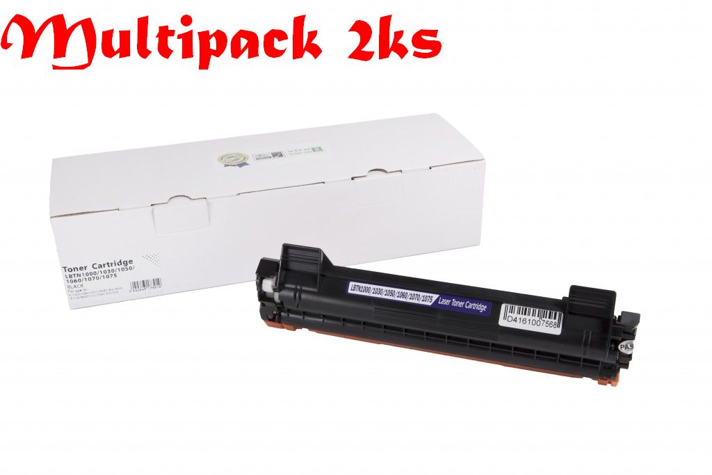 Multipack Brother TN1000 / TN1030 / TN1050 / TN1070 / TN1075, Black - 2ks