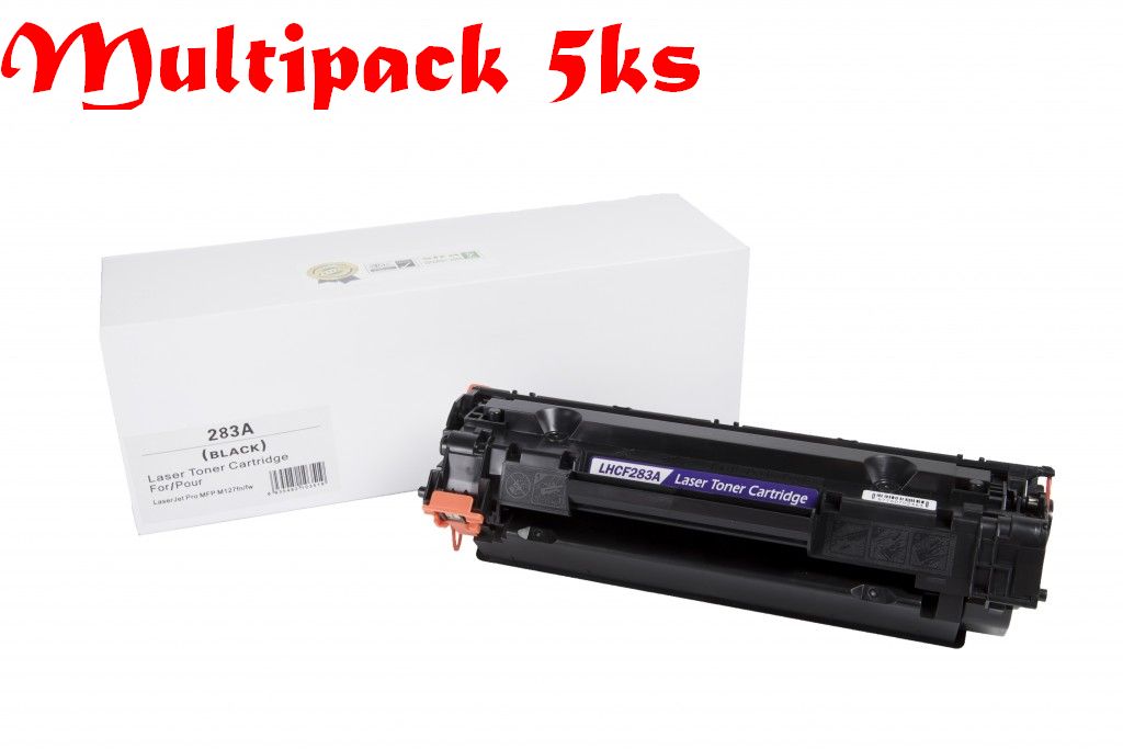 Multipack HP CF283A, Black - 5ks