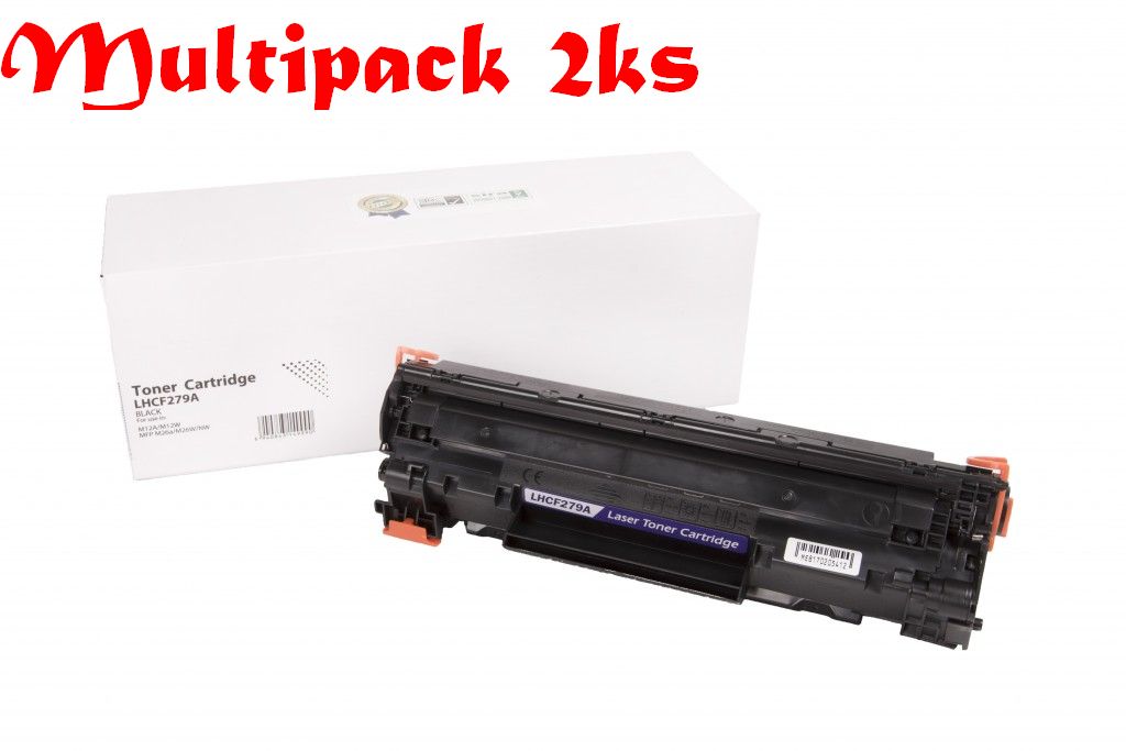 Multipack HP CF279A, Black - 2ks