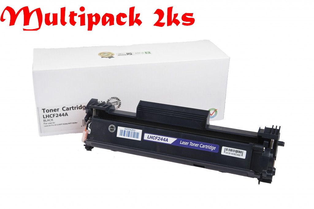 Multipack HP CF244A, Black - 2ks