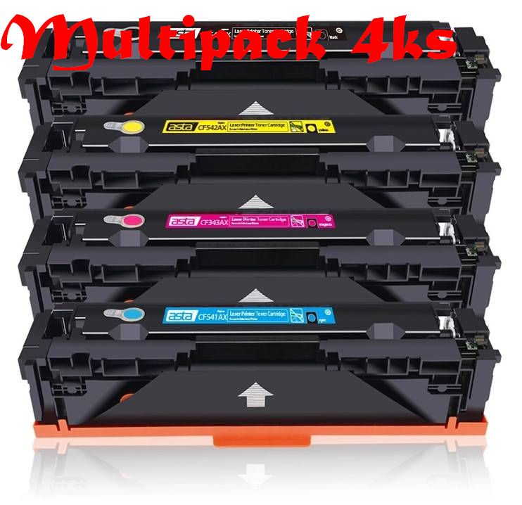 Multipack HP CF540X/1/2/3 - Canon CRG-054 4ks