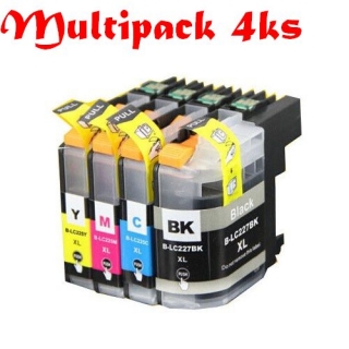 Multipack Brother  LC225XL / LC227XL  - 4ks 